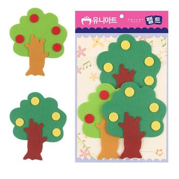 유니아트 펠트 나무C 3pcsJS100x115mm P0000CMZ X ( 2매입 )