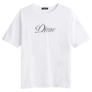 Dime 남성 Dime Cursive Smashed T Shirt White