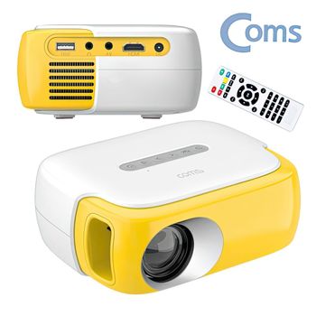 COMS 회의용 가정 학원 강의용 LED 빔프로젝터 티비