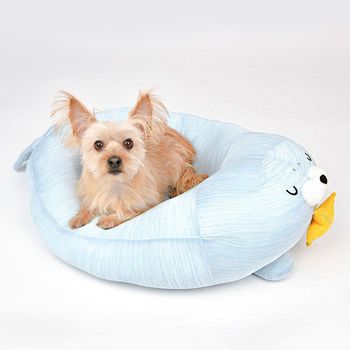 퍼피아 TNDB6982 바다동물 쿨방석 블루 해달