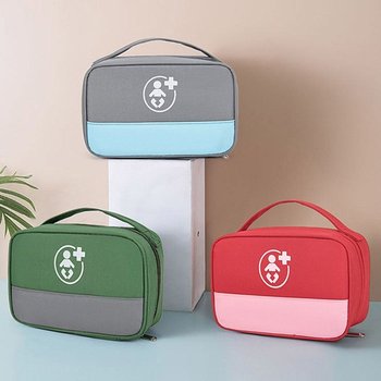 캐주얼파우치 여행 구급가방 상자 휴대용 약가방 대형 약품파우치