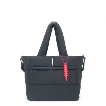 [해외] 우먼 Thacker Quinn 미디엄 숄더 백 가방 - 블랙 9986970