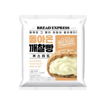 돌아온 깨찰빵 커스타드 70g x 3개