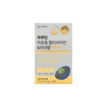 하루틴 리포좀 멀티비타민 미네랄 액티브 1100mg x 30정 x 1개