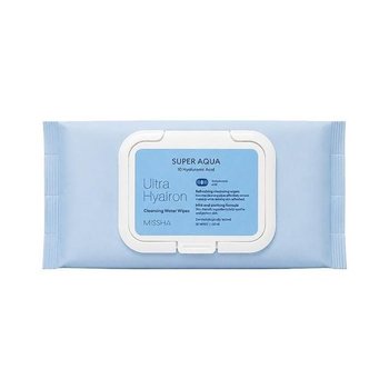 MISSHA 수퍼 아쿠아 울트라 히알론 클렌징 워터 티슈 30매 1개 Ss