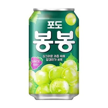 해태음료 포도봉봉 캔 340ml x 24 이무 과일 주스 (53240835)