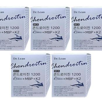 닥터린 콘드로이친 1200 콘레이티 +MBP+K2 1200mg x 30정 5개월분 x2SET(SH) (S46607551)