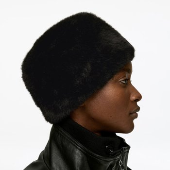 [해외] 아르켓 폭스 퍼 털 햇 모자 ARKET Faux Fur Hat Black