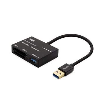 3in1 USB 3.0 카드리더기 백업 to XQD SD 데이터전송 사진파일옮기기 SD카드리더기