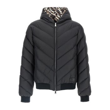 [해외배송] 펜디 후드 지퍼 퀼티드 패딩 재킷 FAA969AVIF F0GME