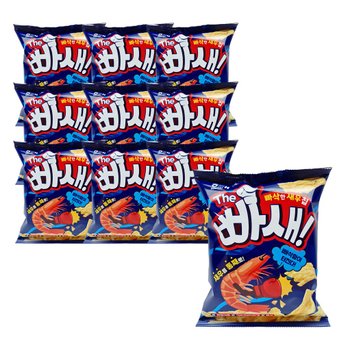 해태 THE 빠새 45g x 10개 / 빠삭한 새우칩