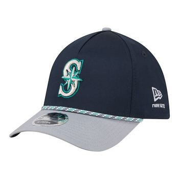 [해외] 뉴에라 모자 MLB [시애틀 매리너스] Rope M-Crown A-Frame 39THIRTY Flex Hat - Navy/Gra
