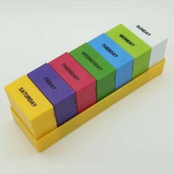 일주일 약관리 분리형 약통 약케이스 보관함 약물 정리함