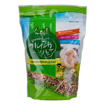 프리미엄 QK12TW64 스위트 기니피그 사료 영양사료 650g 애완 애완동물