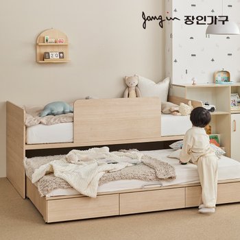 피터 E0등급 2단 슬라이딩 수납침대S_매트별도