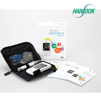 한독 바로잰2 혈당측정기+혈당시험지 2통(총100매)