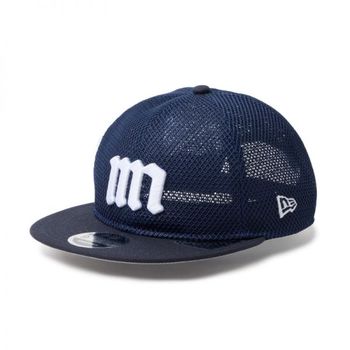 [해외] 뉴에라 맨즈 우먼 모자 RC 9FIFTY 플랫 바이저 파워드 바이 고로 민나노 더블 메쉬 14880369 -