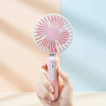 저소음 충전식 핸디형 무선 선풍기 체리쥬빌레 손선풍기