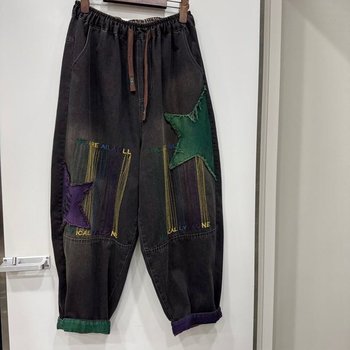 별패치 배기 팬츠MM11SD710_YS