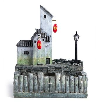 스토리화분_1구 화돌기와집과 LED초롱등(15) 1개