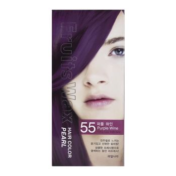 과일나라 FF10DB84 55 퍼플 와인 진주펄 염색약