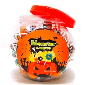 몬스터롤리팝800g (약100여개입) 대용량 할로윈데이 사탕 캔디 무료배송