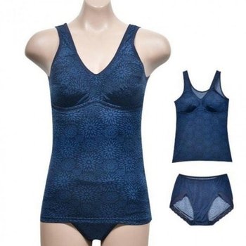 부직포 세트 노와이어 브라런닝 팬티  여성내의 (42QoE)