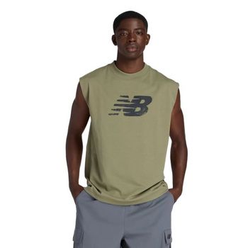 뉴발란스 맨즈 ノ?スリ?ブ 셔츠 AMT53173DIO -올리브 626189