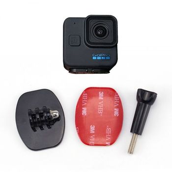 고프로11 444DMI46 미니 호환 액션캠 평면 부착 마운트 유리