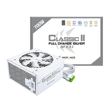 마이크로닉스 Classic II 풀체인지 700W 80PLUS 실버 ATX3.1 화이트 파워
