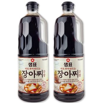샘표 바로 부어만드는 장아찌 간장 3400ml(1700ml x 2개) 짱아찌..[36007451]