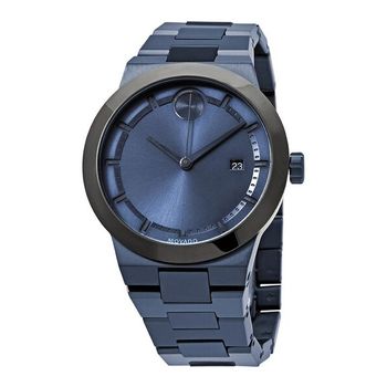 [해외] 모바도 볼드 퓨전 쿼츠 블루다이얼 청판 남성 시계 3600661