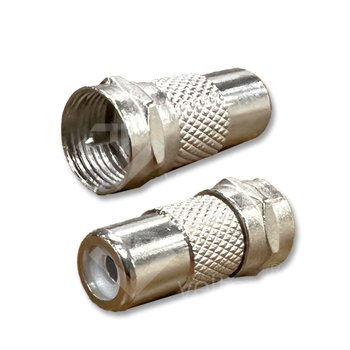 [벨톤]SJ0023 RF(M) to RCA(F) RCA 변환 젠더 RF 플러그를 RCA로 변환 수암 연결 중계