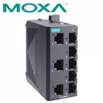 MOXA 633DVU18 산업용 8포트 스위칭 허브(메탈 하우징) EDS-2008-EL