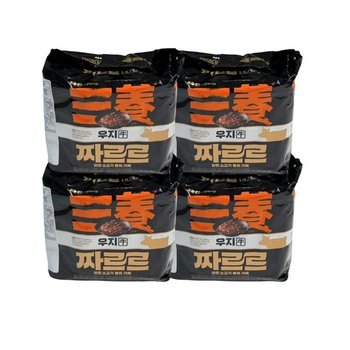 삼양 짜르르 우지 짜장라면 140g 4입 x4개 봉지라면 (51622453)