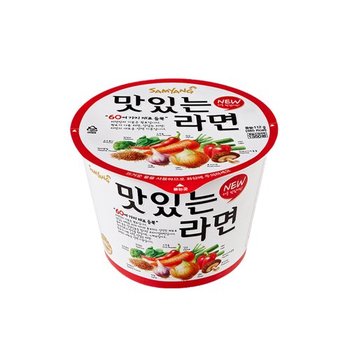 삼양 큰컵 맛있는라면112g 6입