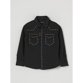 [해외] 디스퀘어드2 Little Boys Shirt Dsquared2 DQ3074D0AEP Black DQ900 [관부가세포함]
