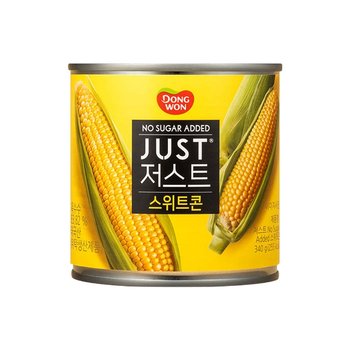 동원 저스트 노슈가 스위트콘 340g (캔) 2개