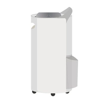 LG 휘센 DQ205PSVA 제습기 실버 20L-후