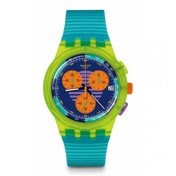 [해외] [견본] 시계 SWATCH NEON WAVE SUSJ404 그린