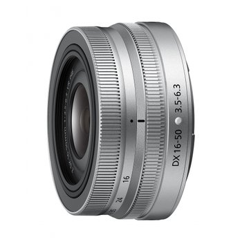 [해외] Nikon 표준 줌 렌즈 NIKKOR Z DX16-50mm f3.5-6.3 VR 실버 Z 마운트 DX 렌즈 NZDXVR16-50SL