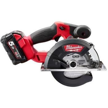 밀워키 충전 금속원형톱 M18 FMCS-502X (18V/5.0Ah) 배터리2P 충전기1P