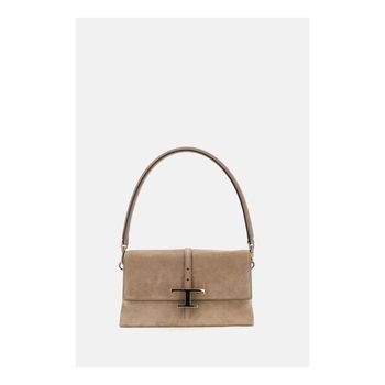 [해외] 토즈 Tod`S T Timeless 스웨이드 플랩 백 XBWTSEC9100P3A 5L26