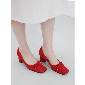 Jisoo Square Toe Pumps 3Colors