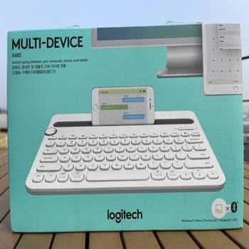 로지텍 멀티디바이스 무선 키보드 K480 화이트