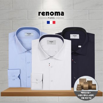 레노마셔츠 링클프리 긴팔 남성 스판 구김적은 정장 드레스셔츠 케주얼 남방
