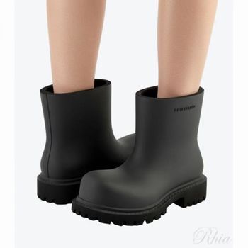 발렌시아가 여성 블랙 EVA 스테로이드 앵클 부츠 770610 W0FOI 154030938