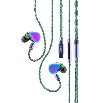 [해외] Moondrop Rays 0.78mm 2pin USB-C HIFI [ 1.5m USB-C to USB-A 게이밍 이어폰 유선 이어폰