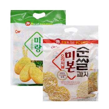 CW 청우 순쌀과자 미본 288g + 미랑 200g