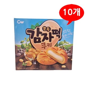 [청우] 쫀득 감자떡 쿠키 215gx10개